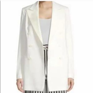 Polo Ralph Lauren Wool and Silk Boxy Oversized Tuxedo Blazer